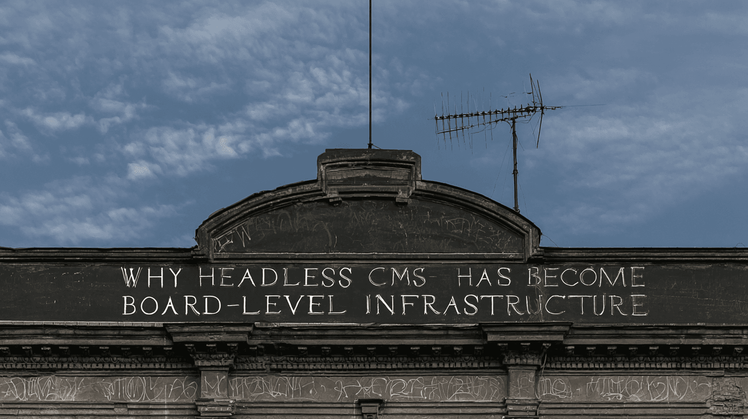 Why Headless CMS Has Become #1 Infrastructure (Executive guide)