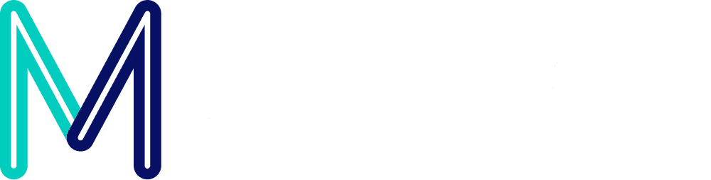 MarketFinance logo with teal and navy M lettermark