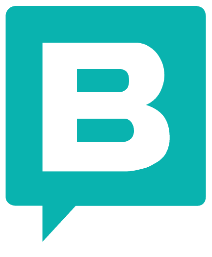 Storyblok teal speech bubble B logo icon