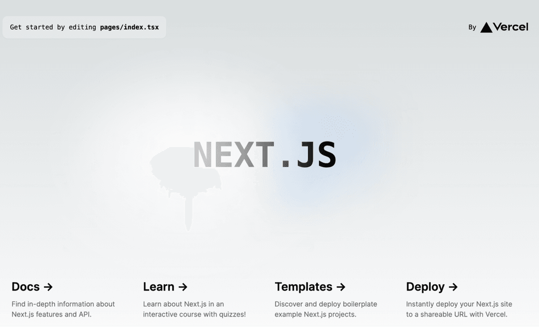 NextJS page