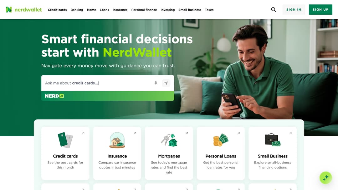 Nerd Wallet+next.js