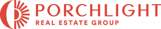 Porchlight Real Estate Group logo in red