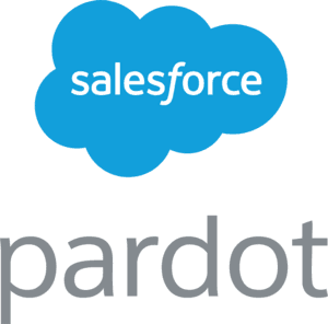 Salesforce Pardot logo with blue cloud icon