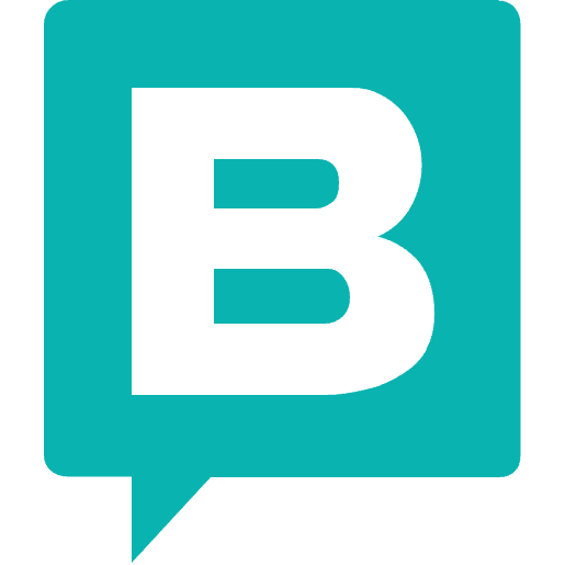 Storyblok teal speech bubble B logo icon