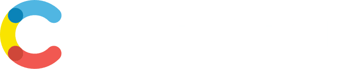 Contentful logo with colorful C icon on dark background