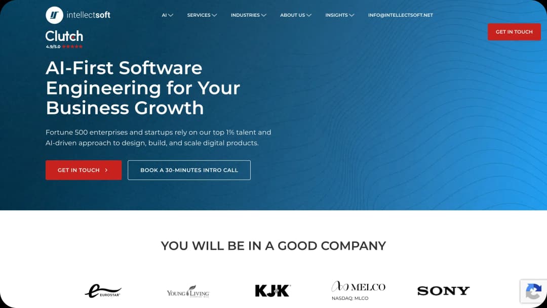 Intelectsoft Reactjs development company