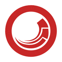 Sitecore logo in red circular design