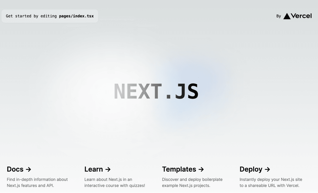 NextJS page