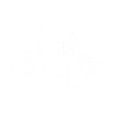 Caleffi logo with house illustration and tagline My Family My Home