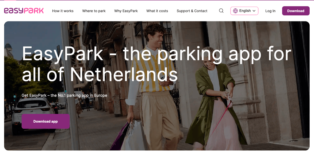 EasyPark Hero image