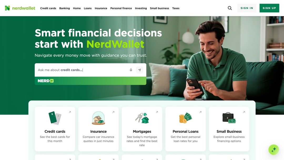 Nerd Wallet+next.js