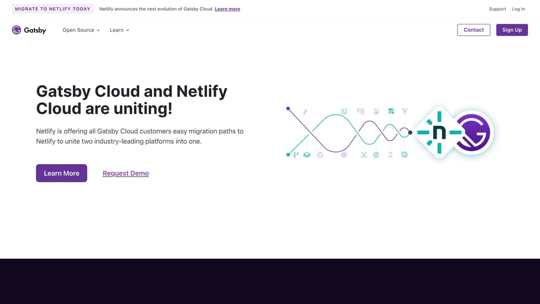 Gatsby main page
