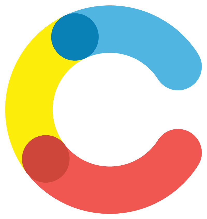 Contentful colorful C logo icon