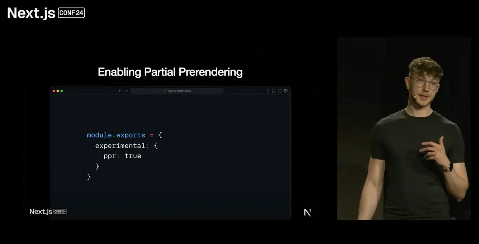 enabling partial prerenderring