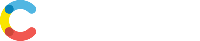 Contentful logo with colorful C icon on dark background